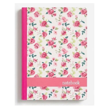 Next Τετράδιο Flexbook Ριγέ Α5 3 Θεμάτων Romantic Rose 02870-1