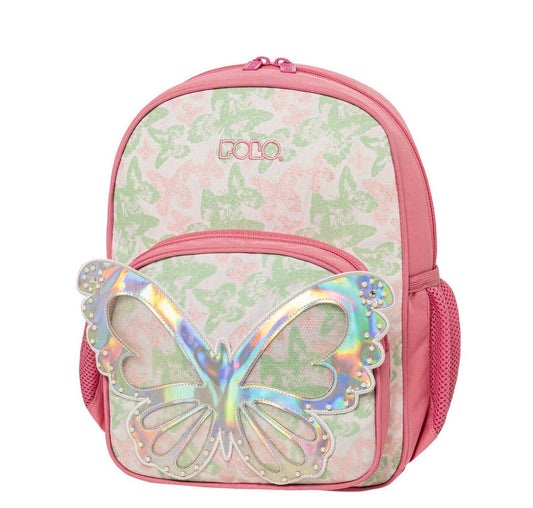 Polo Σχολική Τσάντα Νηπιαγωγείου Butterfly 907078-8352