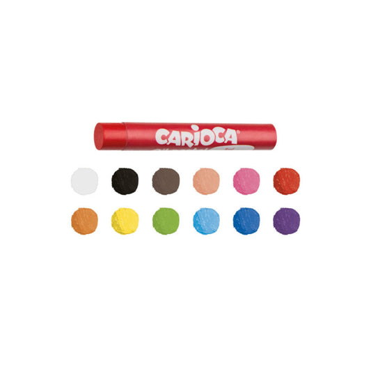 Carioca Λαδοπαστέλ Oil Pastels 12 Χρωμάτων 43277