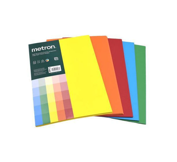 Metron Χαρτί Α4 160gsm 5 Χρώματα 100φ 828.094961
