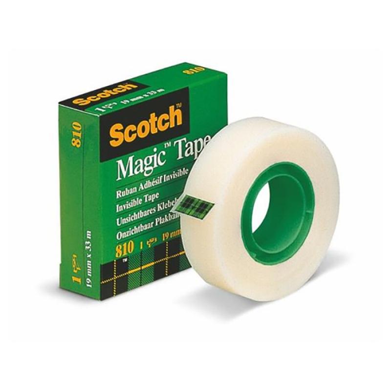 3M Scotch Magic Αόρατο Σελοτέιπ 19 mm × 33 m 810-VP-EU