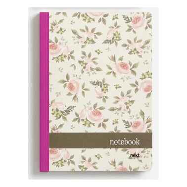 Next Τετράδιο Flexbook Ριγέ Α5 3 Θεμάτων Romantic Rosebuds 02870-3