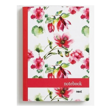 Next Τετράδιο Flexbook Ριγέ Α5 3 Θεμάτων Romantic Peony 02870-4