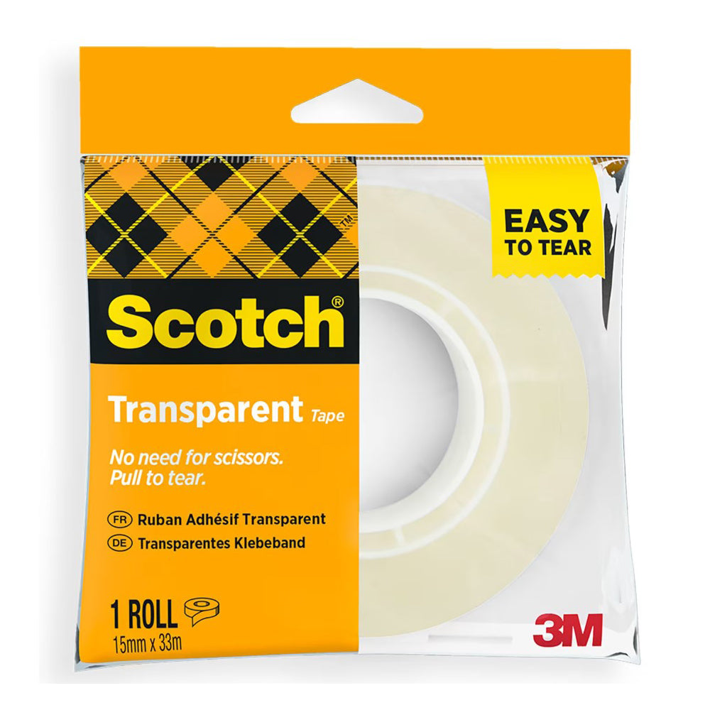 Σελοτέιπ Scotch Διάφανο 15 mm × 33 m 508-1533