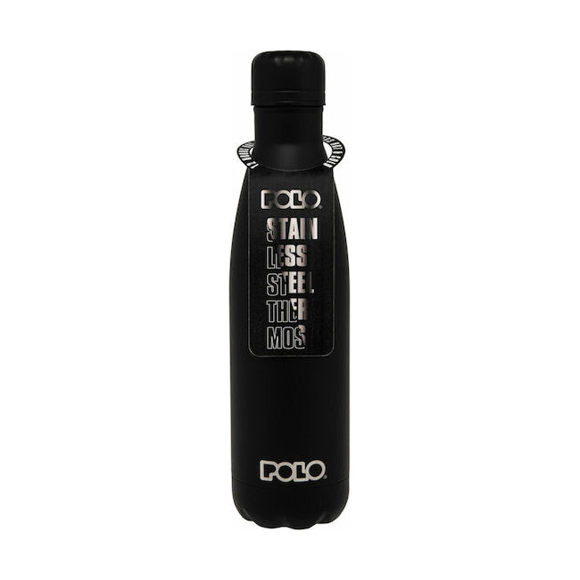 Polo Μπουκάλι Θερμός Ανοξείδωτο BPA Free 750ml Μαύρο 9-49-002-2000